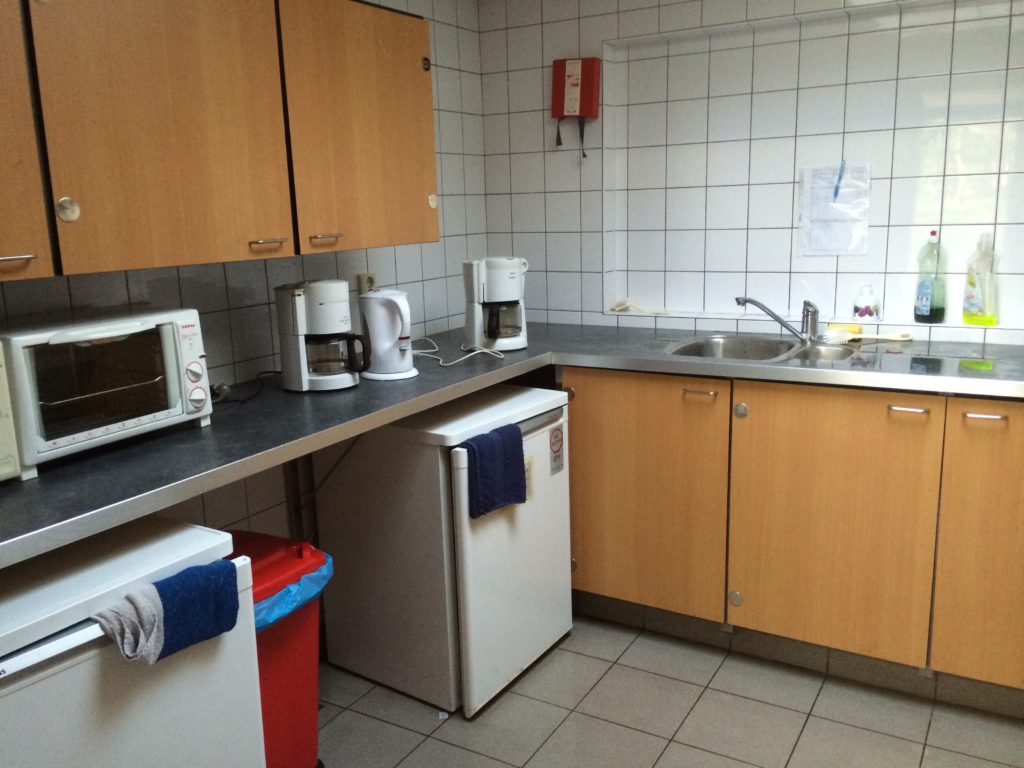 De linkerkant van de keuken