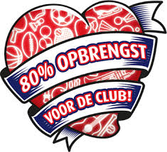 80% opbrengst voor de club