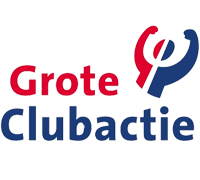 Het logo van de Grote Clubactie