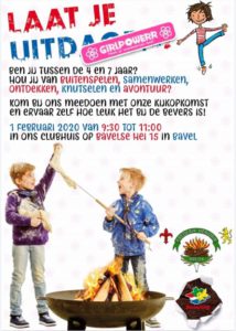 Flyer met informatie over het Girlpower evenement.