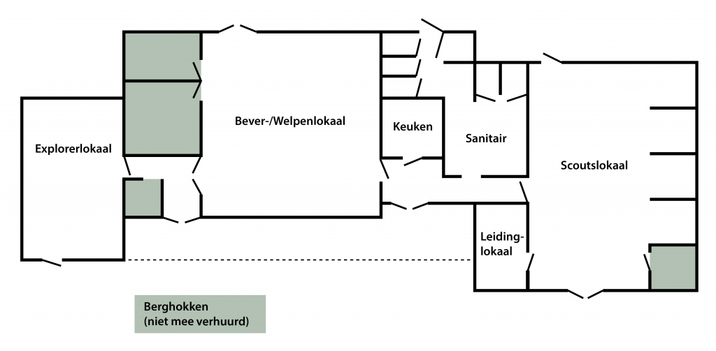 Plattegrond clubhuis